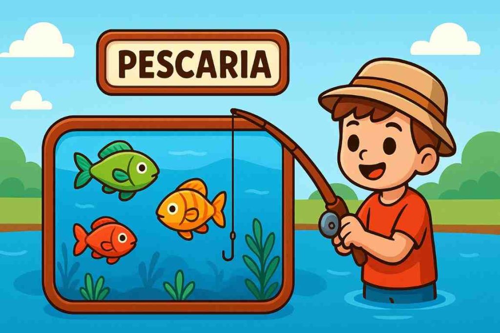 Pescaria online no 2000BR com peixes grandes e recompensas
